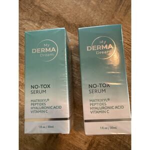 Lot 2 My Derma Dream No-Tox Serum 1 fl oz/30 ml Exp 10/2027 NEW Sealed
